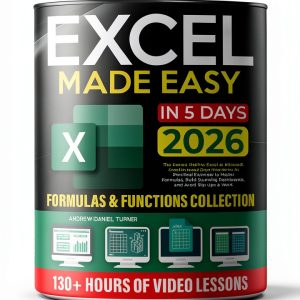 Microsoft Excel Guide Kindle Edition – 544‑Page Complete Workbook-0
