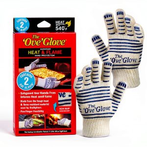 The Ove Glove - Superior Heat & Flame Hand Protection - Pack of 2 Oven Mitts-0