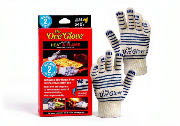 The Ove Glove - Superior Heat & Flame Hand Protection - Pack of 2 Oven Mitts-0