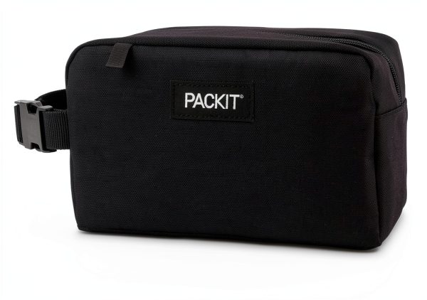 PackIt Freezable Snack Box, Black, Built with EcoFreeze Technology, Collapsible, Reusable, Zip Closure with Buckle Handle, Perfect All Ages and Fresh Snacks on the go-8