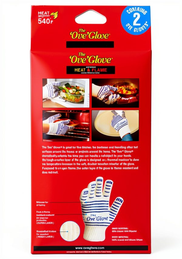 The Ove Glove - Superior Heat & Flame Hand Protection - Pack of 2 Oven Mitts-1
