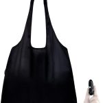 Nanobag Ultra Lightweight Foldable Tote Grocery Bag Standard Black-0