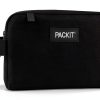 PackIt Freezable Snack Box, Black, Built with EcoFreeze Technology, Collapsible, Reusable, Zip Closure with Buckle Handle, Perfect All Ages and Fresh Snacks on the go-0