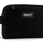 PackIt Freezable Snack Box, Black, Built with EcoFreeze Technology, Collapsible, Reusable, Zip Closure with Buckle Handle, Perfect All Ages and Fresh Snacks on the go-0